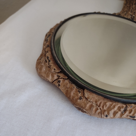 Antique Faux Antler Vanity Set with Sterling Cartouches - Picture 16 of 16